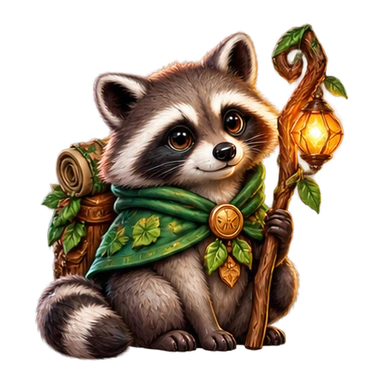 Wise raccoon